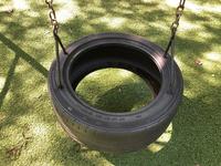 Full Tyre Swing with chain and links